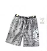 pantalon shorts louis vuitton lv logo hombregray